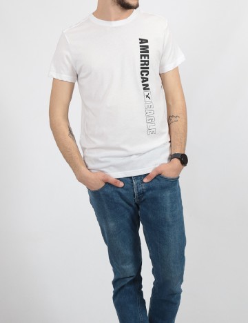 Tricou American Eagle, alb