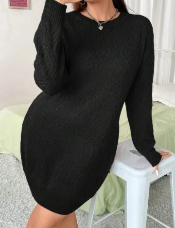 Rochie scurta SHEIN CURVE, negru