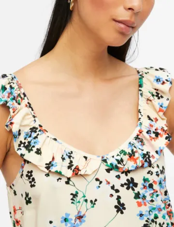 Rochie lunga Object, crem