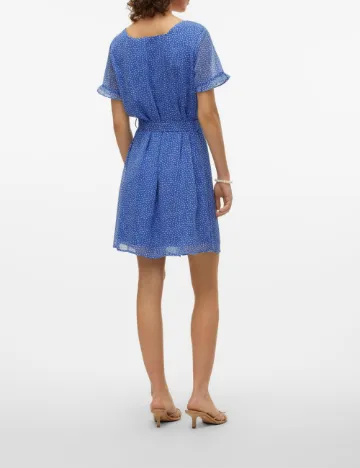 Rochie scurta Vero Moda Curve, albastru