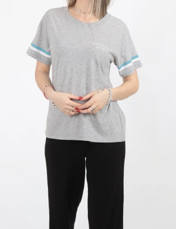 Tricou American Eagle, gri