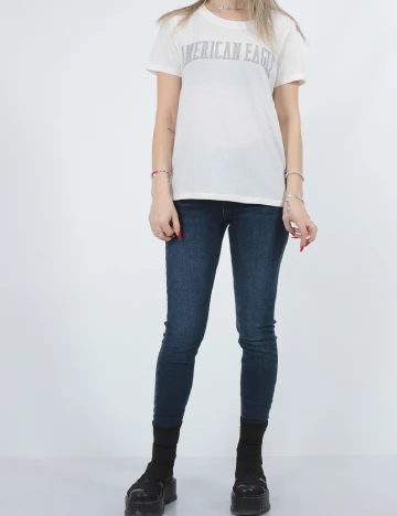 Tricou American Eagle, alb