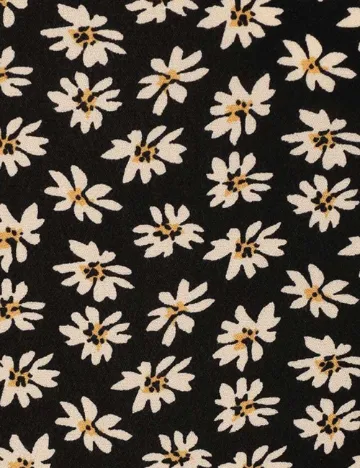 Rochie scurta American Eagle, negru floral