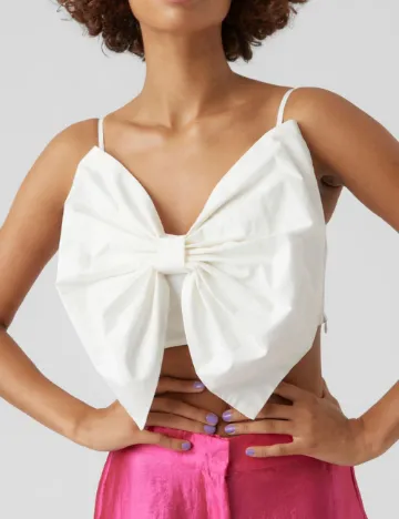 Top Vero Moda, alb