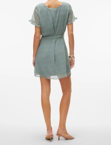 Rochie scurta Vero Moda Curve, verde