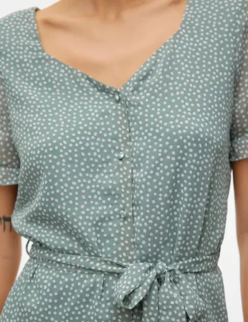 Rochie scurta Vero Moda Curve, verde