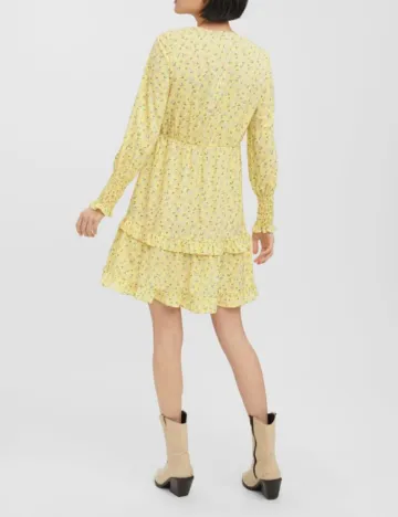 Rochie scurta Vero Moda, galben