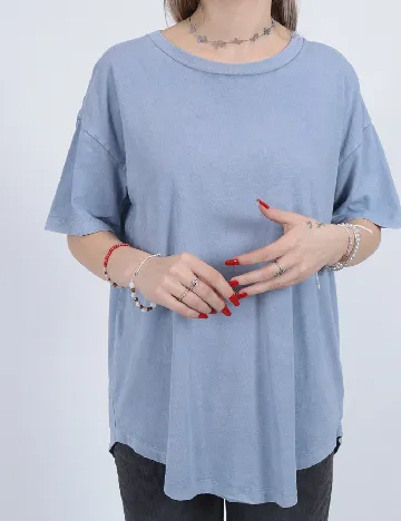Tricou Oversize American Eagle, albastru