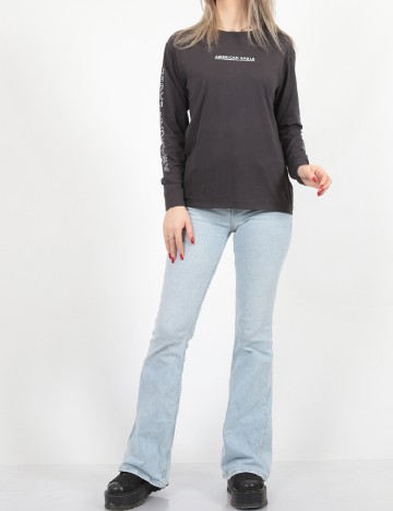 Bluza American Eagle, gri inchis