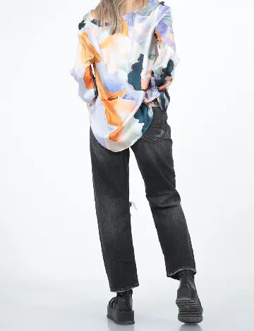 Blugi American Eagle, gri inchis