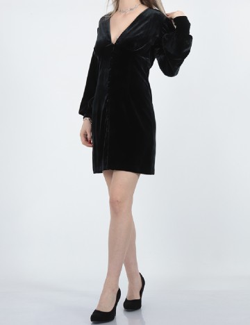Rochie scurta Mango, negru