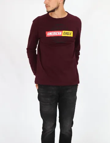 Bluza American Eagle, visiniu