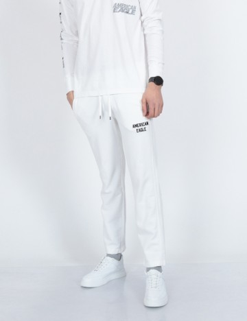 Pantaloni American Eagle, alb
