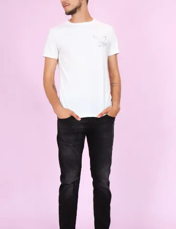 Tricou American Eagle, alb