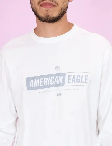 Bluza American Eagle, alb