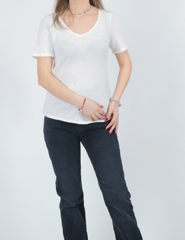 Tricou American Eagle, alb