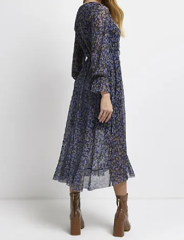 Rochie medie River Island, bleumarin
