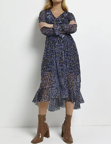 Rochie medie River Island, bleumarin