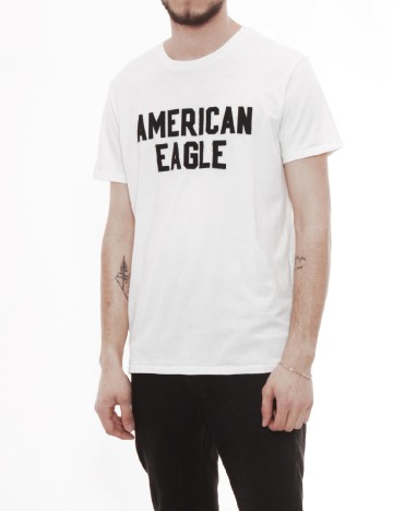 Tricou American Eagle, alb
