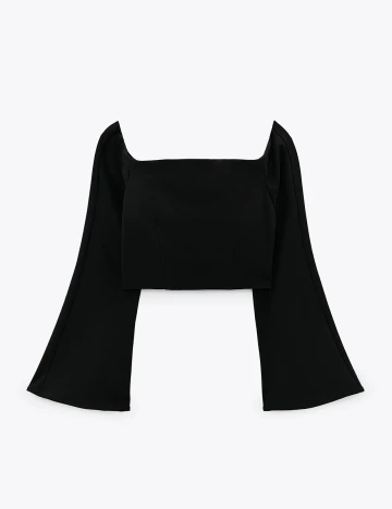 Top Zara, negru