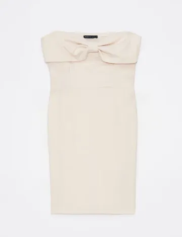 Rochie scurta Mohito, crem