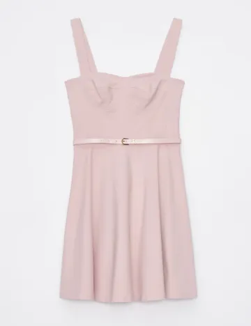 Rochie scurta Mohito, roz pudra