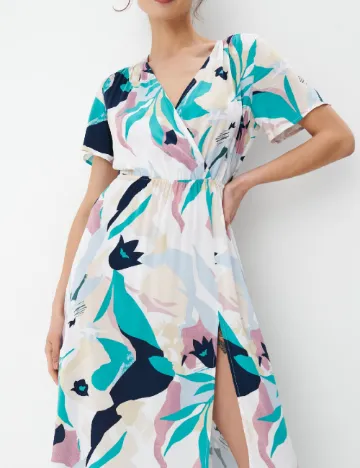 Rochie medie Mohito, mix culori