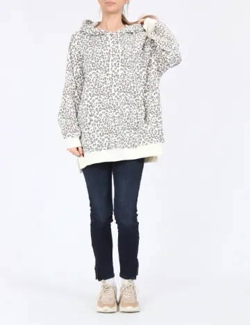 Hanorac Oversize American Eagle, animal print