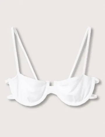 Sutien de baie Mango, alb