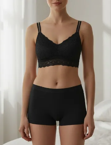 Sutien Aerie, negru Negru