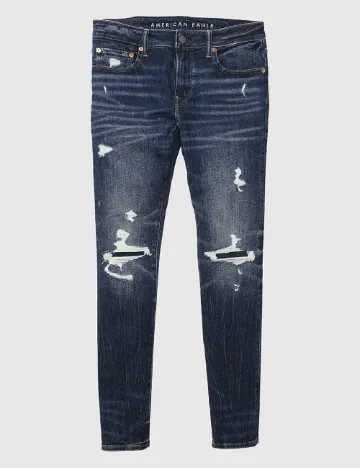 Blugi American Eagle, bleumarin Albastru