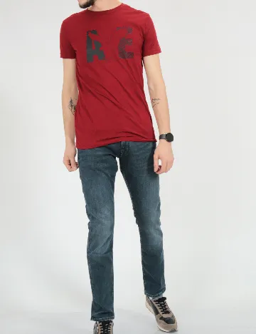 Tricou American Eagle, rosu