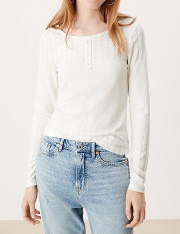 Bluza Q/S, alb