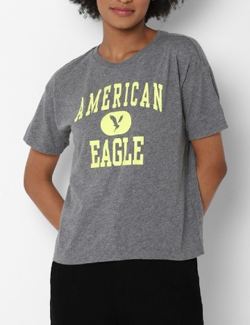 Tricou American Eagle, gri