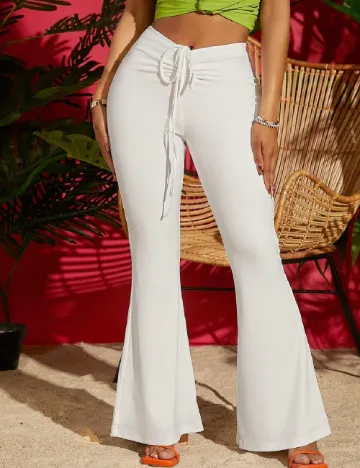 Pantaloni SHEIN, alb