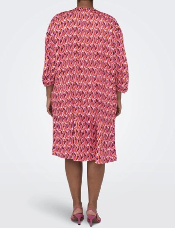Rochie medie Only Carmakoma, roz