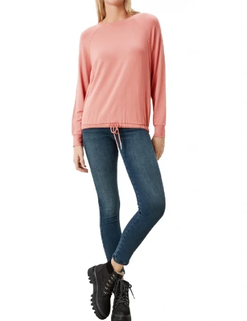 Bluza Oversize s.Oliver, roz pudra