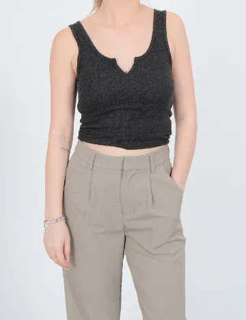 Top American Eagle, gri inchis Gri
