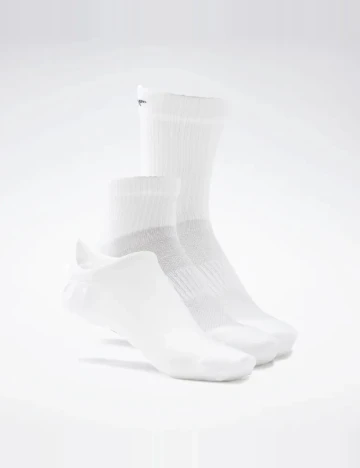 Set sosete Reebok, alb