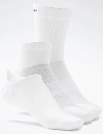 Set sosete Reebok, alb