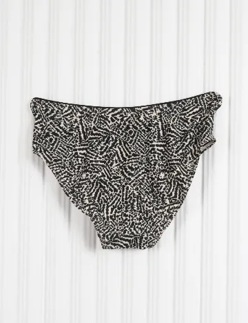 Chilot de baie Bon a Parte, crem/negru