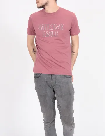 Tricou American Eagle, roz pudrar