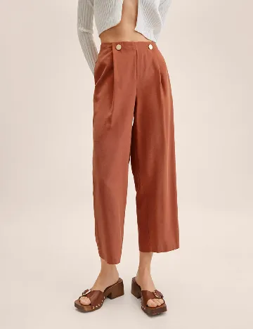Pantaloni Mango, maro