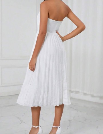 Rochie medie SHEIN, alb