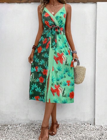 Rochie medie SHEIN, verde