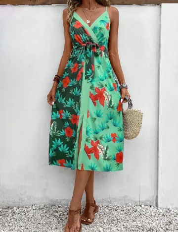 Rochie medie SHEIN, verde