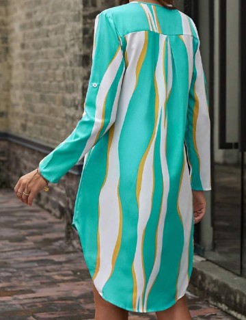 Rochie scurta Emery Rose, verde