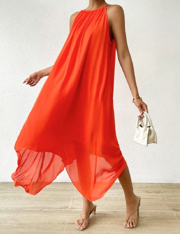 Rochie medie SHEIN, portocaliu