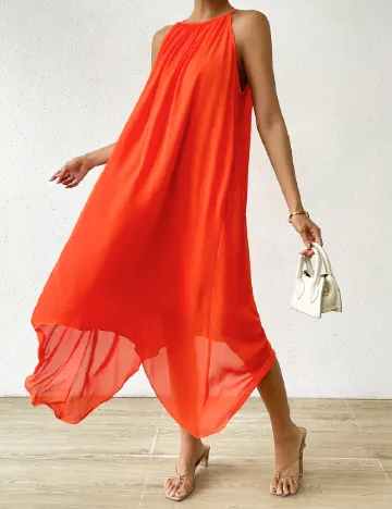 Rochie medie SHEIN, portocaliu