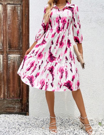 Rochie medie SHEIN, alb
